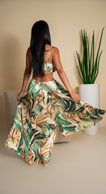 Tropical Print Maxi