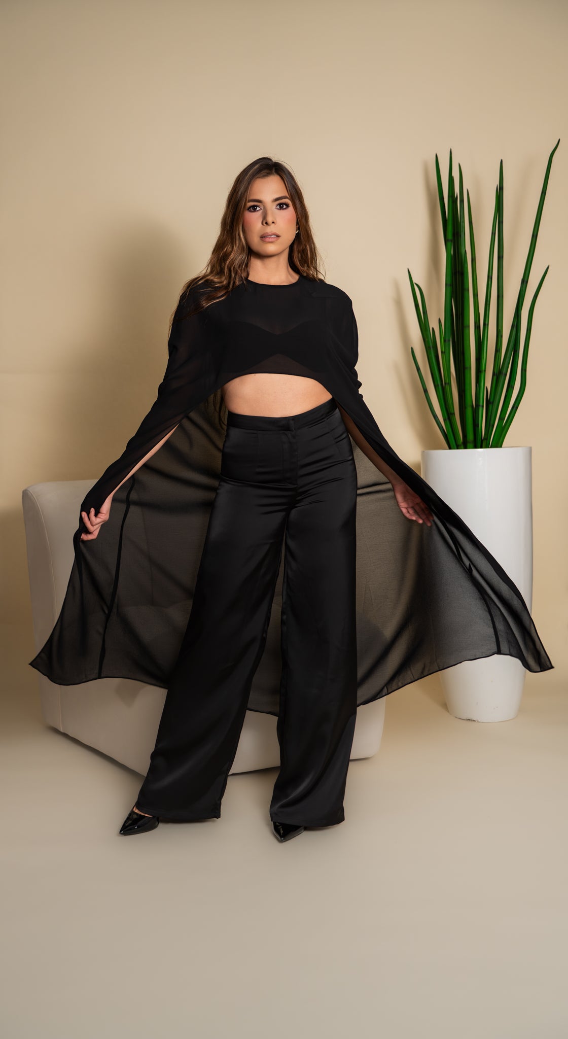 Cape Set Black