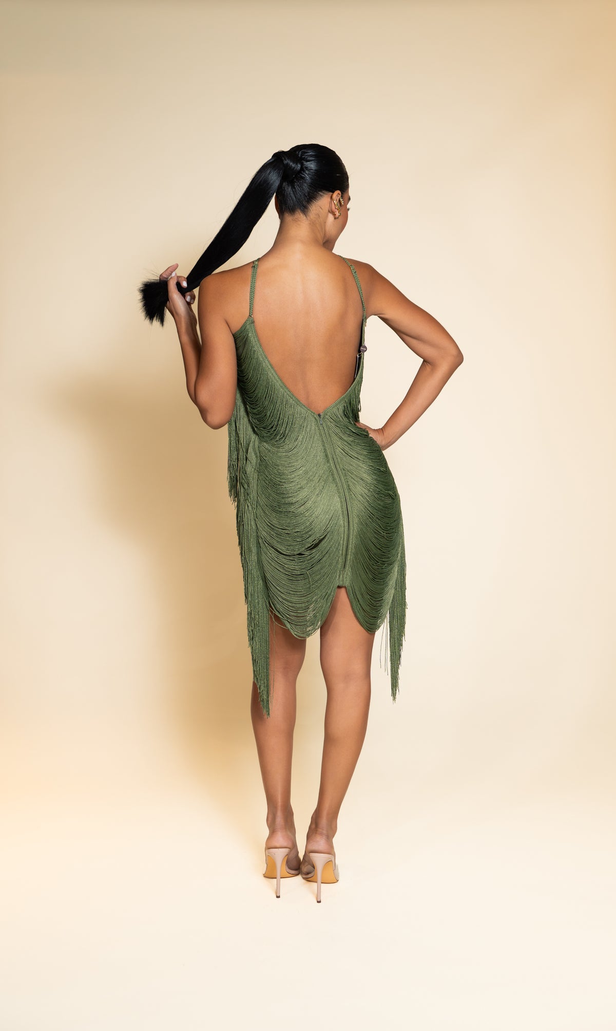 Kalum Fringe Mini Dress