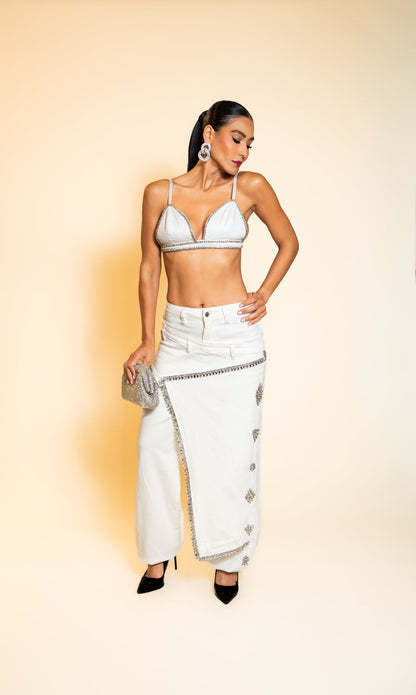 Crystal Embellished Set - full length view