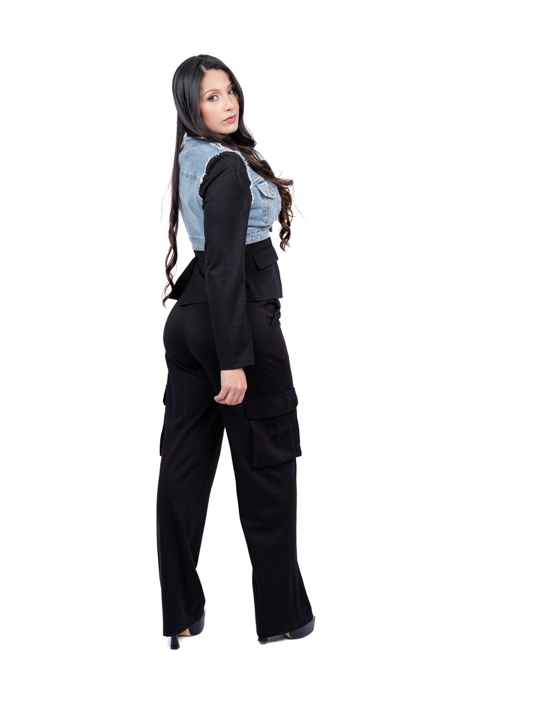 Set Sport Gris /negro Pantalon Y Chaqueta