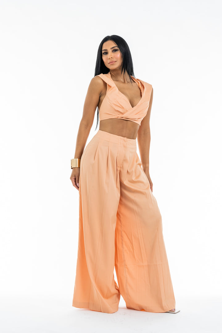 Orange Pant & Top Set